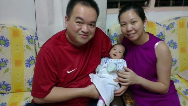 Baby Erin and her proud parents!